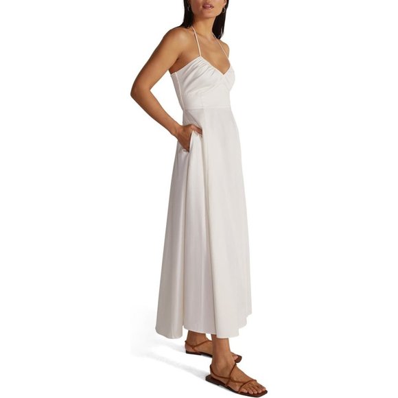 Favorite Daughter The Halting Traffic white Maxi Dress size 6 - Picture 1 of 11